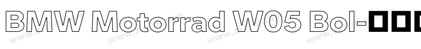 BMW Motorrad W05 Bol字体转换 BMW Motorrad W05 Bol字体转换
